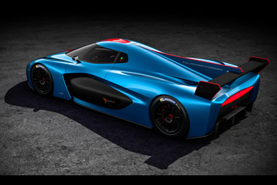 Pininfarina H2 Speed hydrogen fuel cell track only prototype 